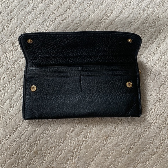 Michael Kora Black Leather Wallet - Picture 3 of 3